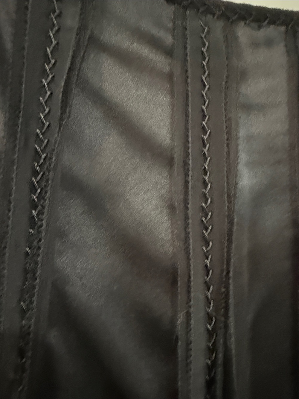 Elie Tahari Black Paneled A-Line Midi Skirt - Picture 9 of 12
